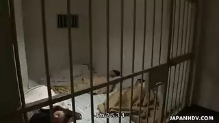 سحاقيات السجن: لحس كسي مشعر في الحبس